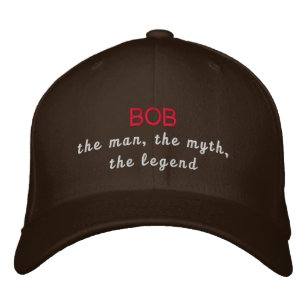 Bob the legend embroidered baseball cap