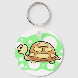 Bob the Turtle Illustration Keychain