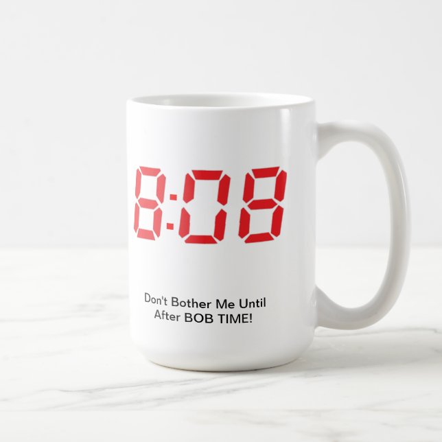 Bob Time Mug (Right)