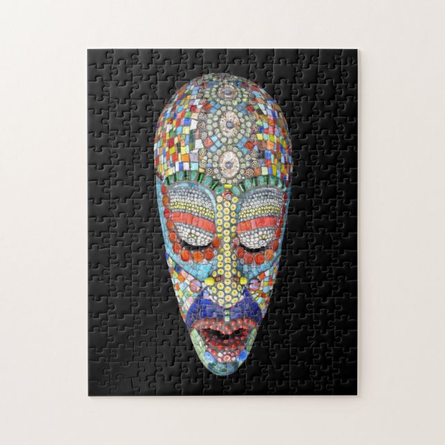 Bob, Why the Long Face? Mosaic Mask Jigsaw Puzzle (Vertical)
