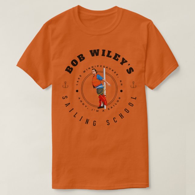 Bob Wileys Sailing School T-Shirt (Design Front)