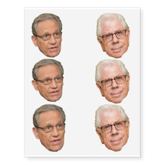 bob woodward and carl bernstein temporary tattoos