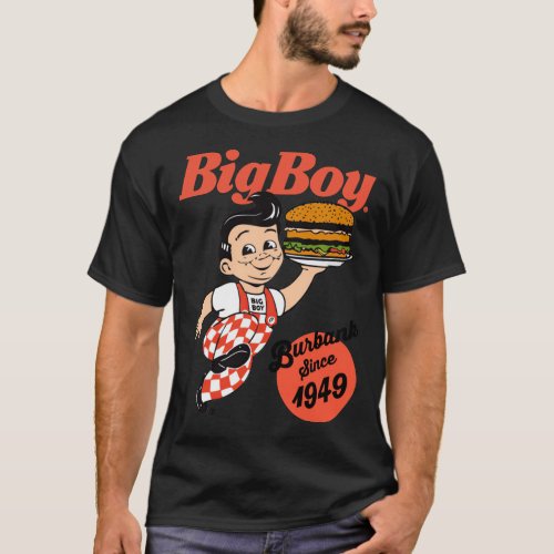 Bobx27s Big Boy Burger Burbank Since 1949 Classi T_Shirt