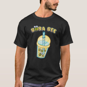 Boba Bee Bubble Tea Milk Kawaii Aesthetic Bees T-Shirt