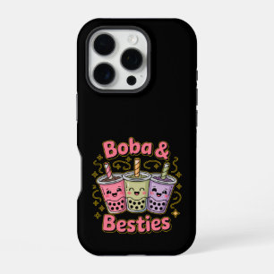 BOBA & Besties Vibes – Perfect for Boba Tea Lovers iPhone 16 Pro Case