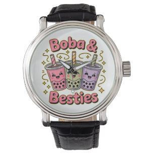 BOBA & Besties Vibes – Perfect for Boba Tea Lovers Watch