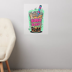 Boba Blast – Sip or Die! Wall Decal