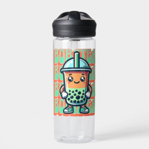 Boba Bubble Tea Kawaii Cute Cartoon Water Bottle