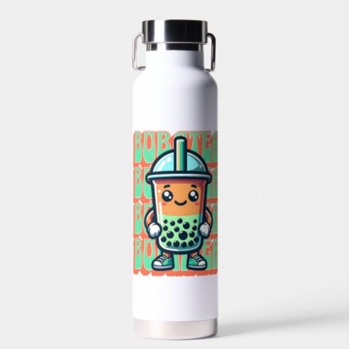 Boba Bubble Tea Kawaii Cute Cartoon Water Bottle