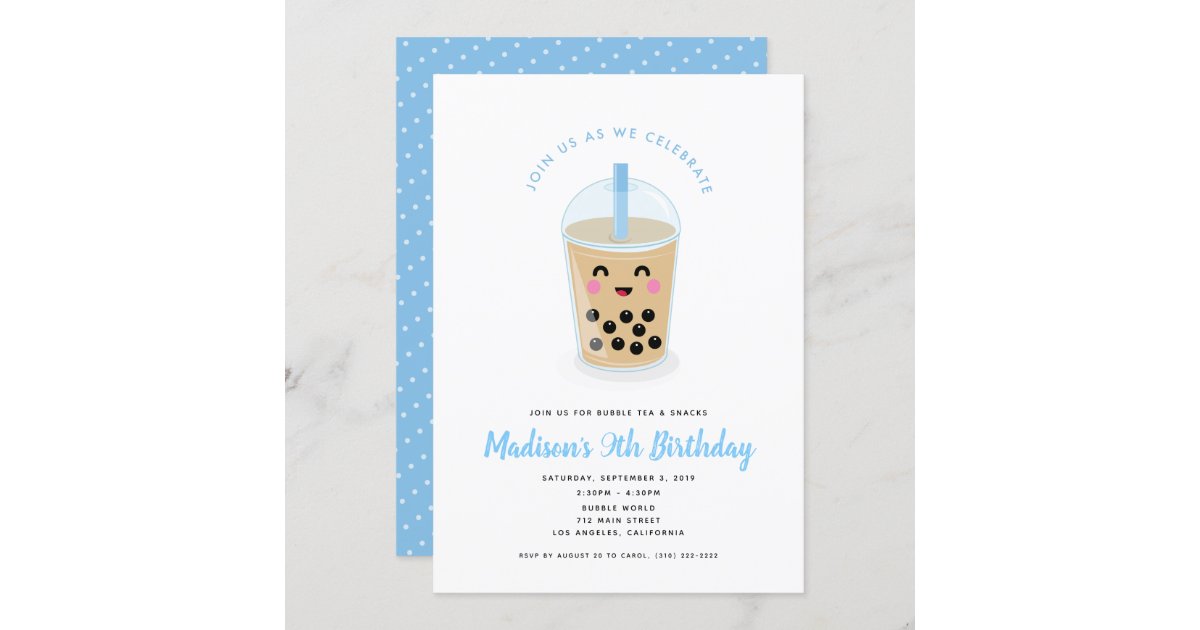 Boba Bubble Tea Wedding Favors VARIETY FLAVORS Package of 50