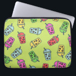 Boba Bubble Tea Pattern Laptop Sleeve<br><div class="desc">Boba Bubble Tea Pattern perfect trendy and cute gift!</div>