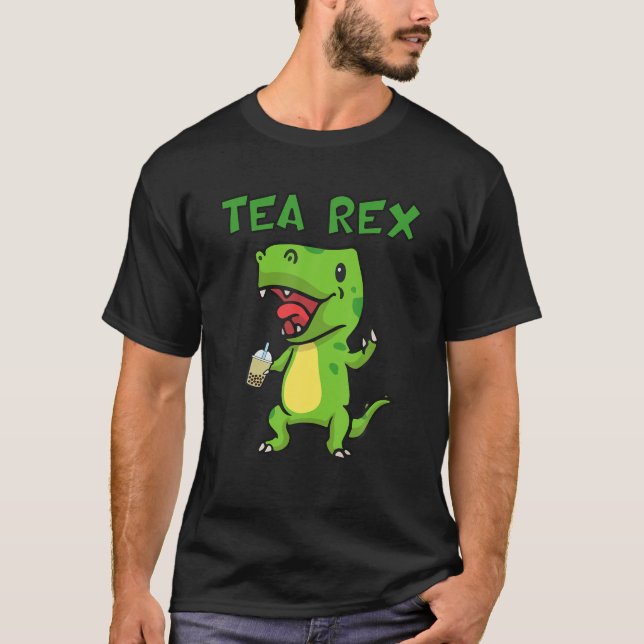 Boba Bubble Tea Rex T-Shirt (Front)