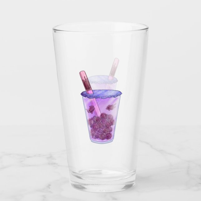 Boba Cats Glass (Front)