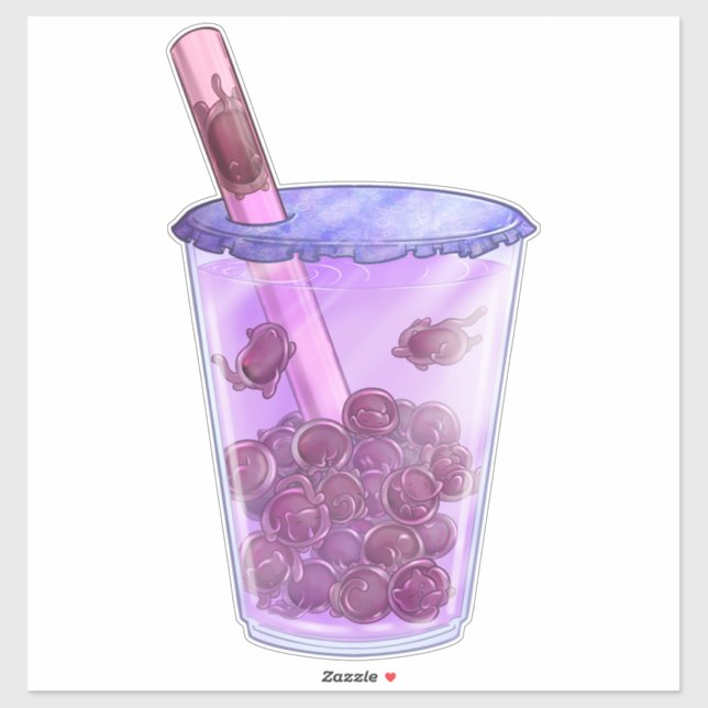 Boba Cats Sticker (Sheet)