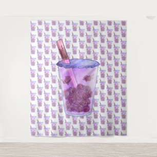 Boba Cats Tapestry