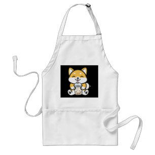 Boba Corgi, Corgi Boba, Boba Shiba, Shiba, Corgi Adult Apron