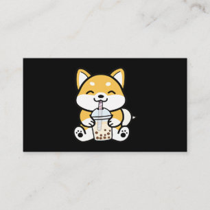 Boba Corgi, Corgi Boba, Boba Shiba, Shiba, Corgi Business Card