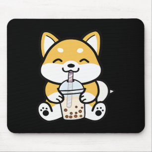 Boba Corgi, Corgi Boba, Boba Shiba, Shiba, Corgi Mouse Pad