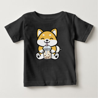 Boba Corgi | Milk Tea | Corgi Lover Baby T-Shirt