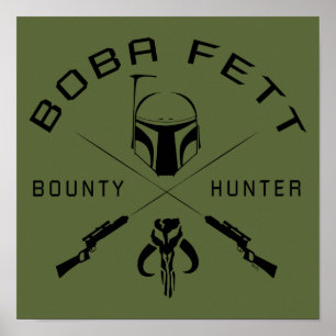 Boba Fett Black Badge Poster