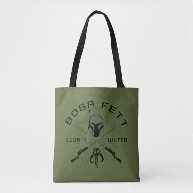 Boba Fett Black Badge Tote Bag (Front)