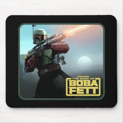 Boba Fett Blaster Rifle Graphic Mouse Pad