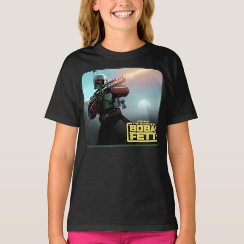 Boba Fett Blaster Rifle Graphic T_Shirt