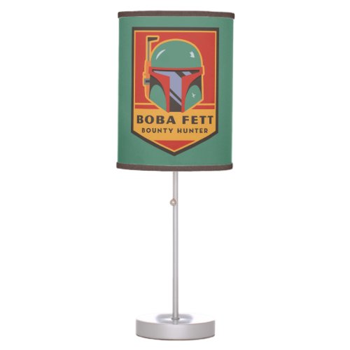 Boba Fett Bounty Hunter Badge Table Lamp
