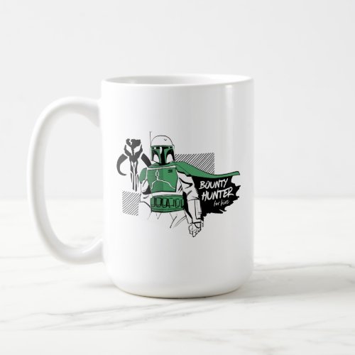 Boba Fett Bounty Hunter For Hire Sketch Coffee Mug