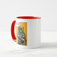 Boba Fett Green Poster Graphic Coffee Mug, Zazzle