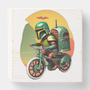 Boba Fett Delivery Wooden Box Sign