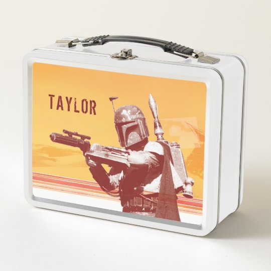 Boba Fett Desert Graphic Metal Lunch Box