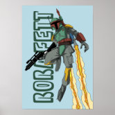 Boba Fett Green Poster Graphic Coffee Mug, Zazzle