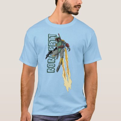 Men's Star Wars: A New Hope Boba Fett Watercolor Portrait T-Shirt - Light  Blue - 2X Large