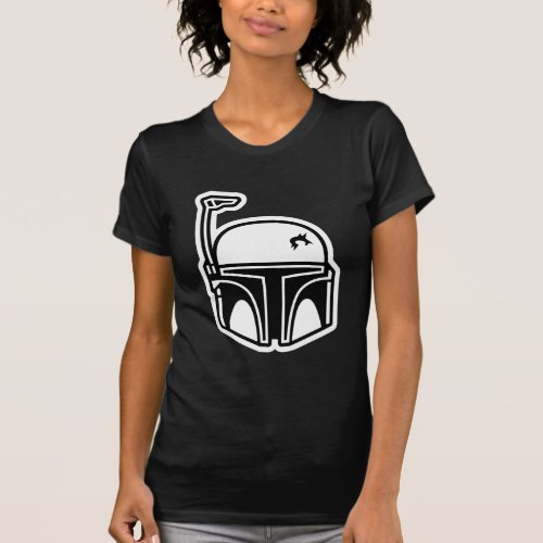 Boba Fett Helmet Icon T_Shirt