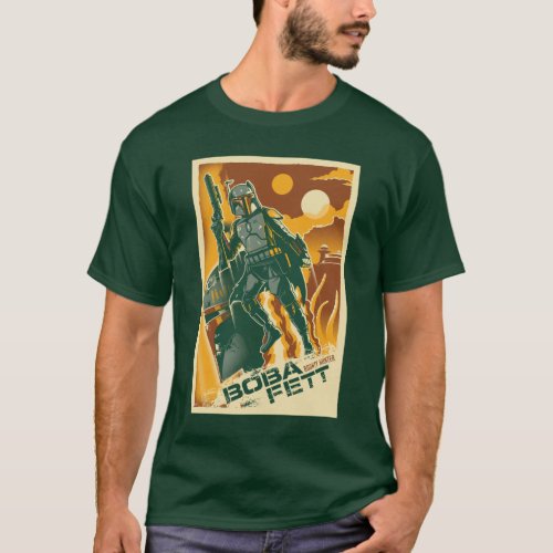 Boba Fett Poster Graphic T_Shirt