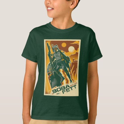 Boba Fett Poster Graphic T_Shirt