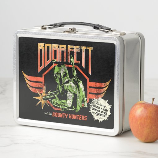 Boba Fett Retro Graphic Metal Lunch Box Zazzle