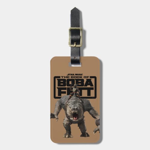 Boba Fett Riding Rancor Luggage Tag