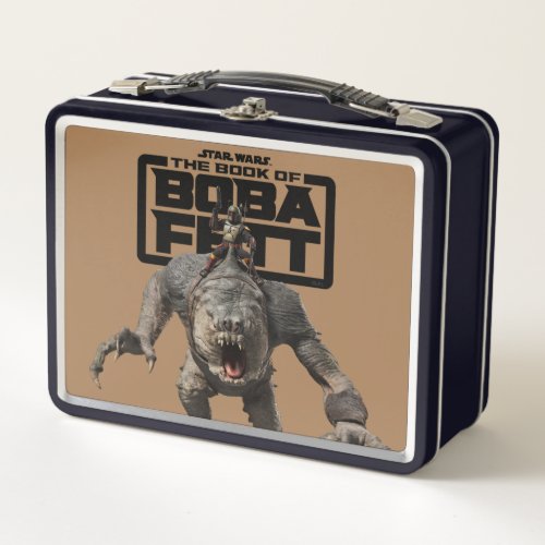 Boba Fett Riding Rancor Metal Lunch Box