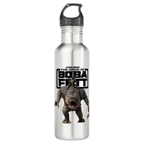 Boba Fett Riding Rancor Stainless Steel Water Bottle