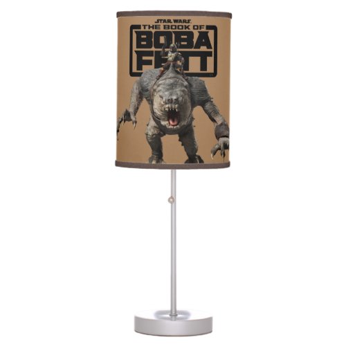 Boba Fett Riding Rancor Table Lamp