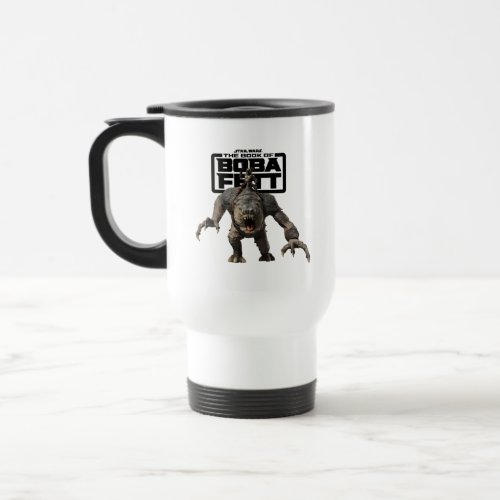 Boba Fett Riding Rancor Travel Mug