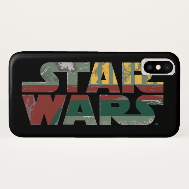 Boba Fett Style Star Wars Logo Case-Mate iPhone Case (Back (Horizontal))
