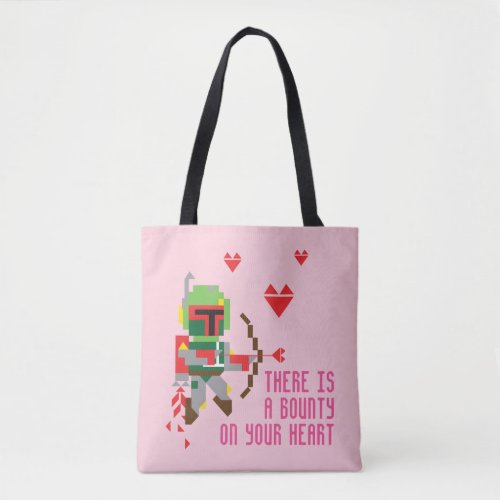 Boba Fett _ Theres A Bounty On Your Heart Tote Bag