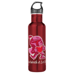 Boba Fett - You're Worth A Lot To Me Stainless Steel Water Bottle