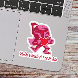 Boba Fett - You're Worth A Lot To Me Sticker