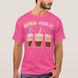 Boba Holic Bubble Tea Premium  T-Shirt