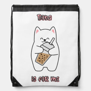 Boba Is For Me Drawstring Bag