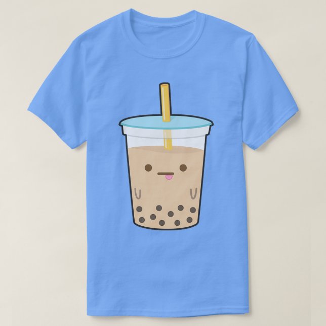 Boba Milk Tea Derp T-Shirt (Design Front)